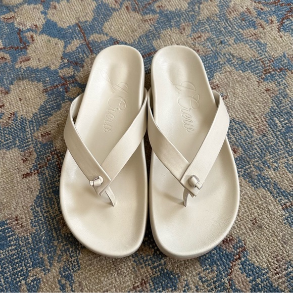 NEW J. Crew Pacific Leather Thong Sandal 11 - Picture 3 of 5